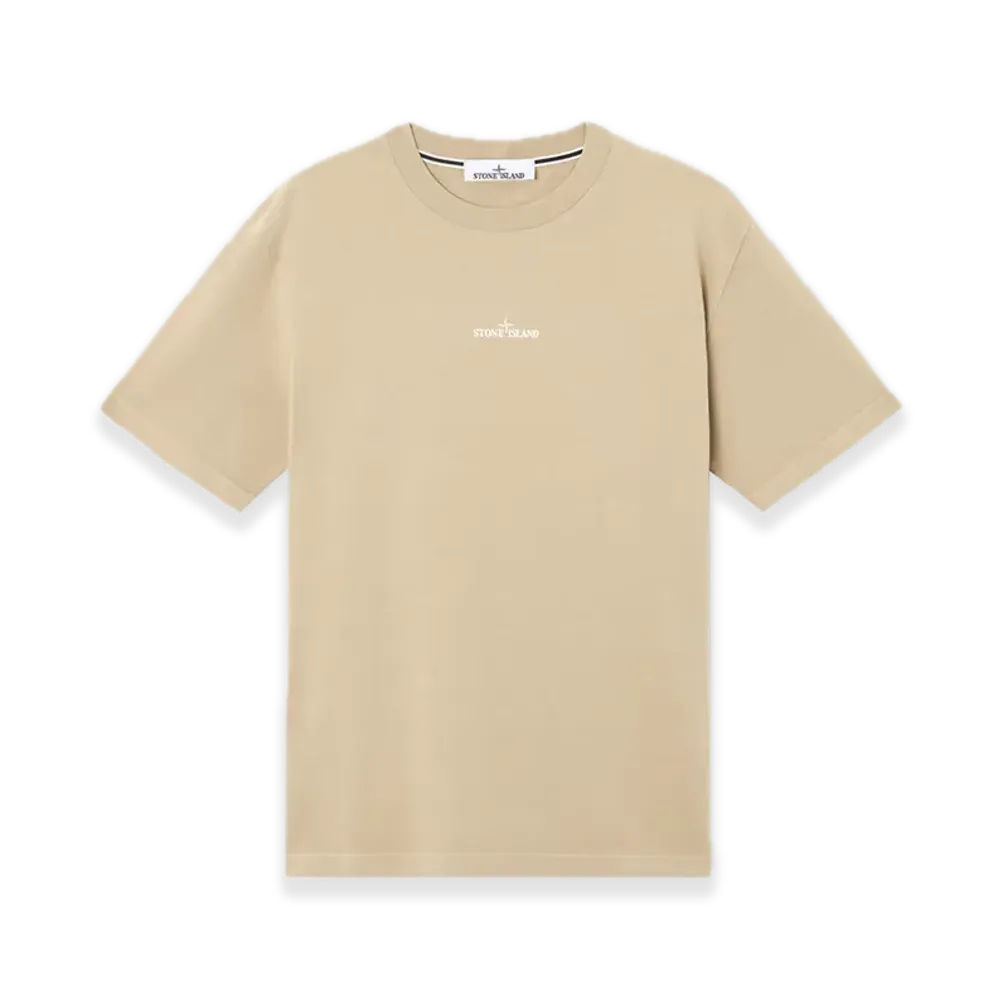 Stone Island 2100037 Combed Organic Cotton Jersey "Desert Brown"