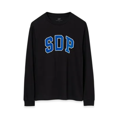 Gap x Scha Dara Parr Arch Logo Long Sleeve T-shirt "Black"