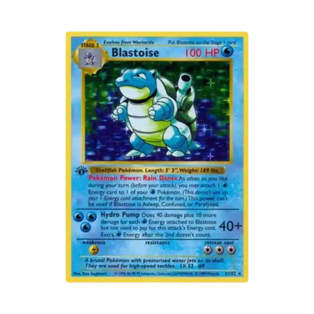 Blastoise R [2/102][EN](Base Set 1st Edition)