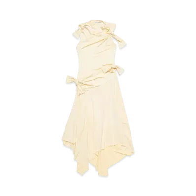Acne Studios Tie Up Dress "Off White"
