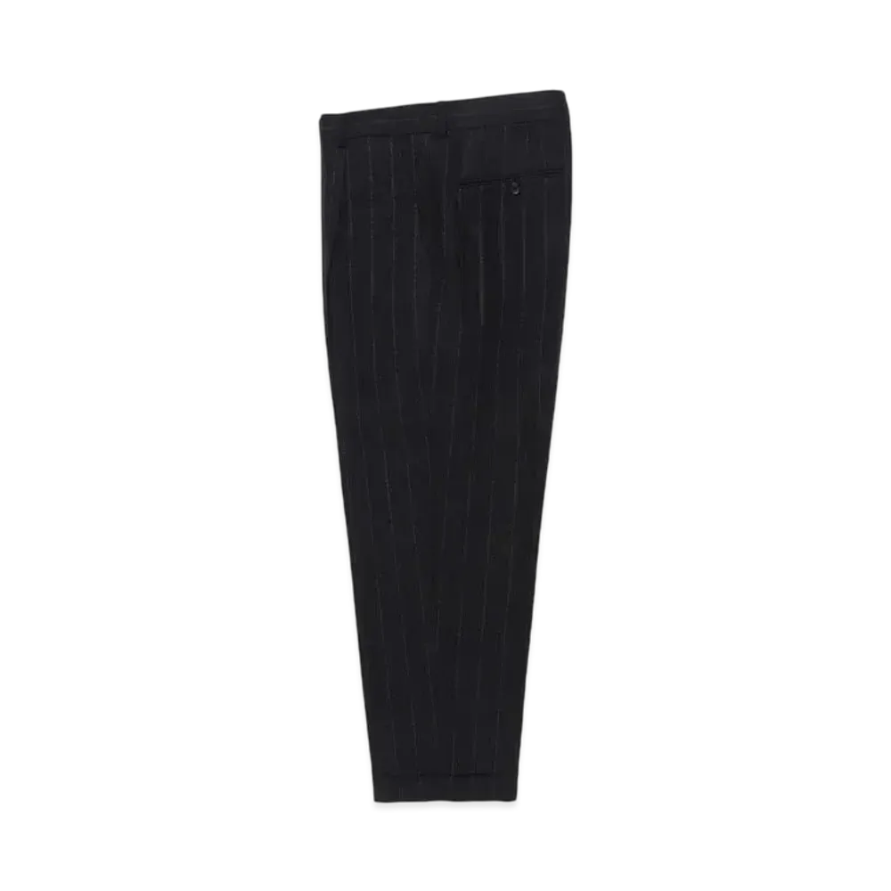 WACKO MARIA x DORMEUIL Pleated Trousers (Type-2) "Black"