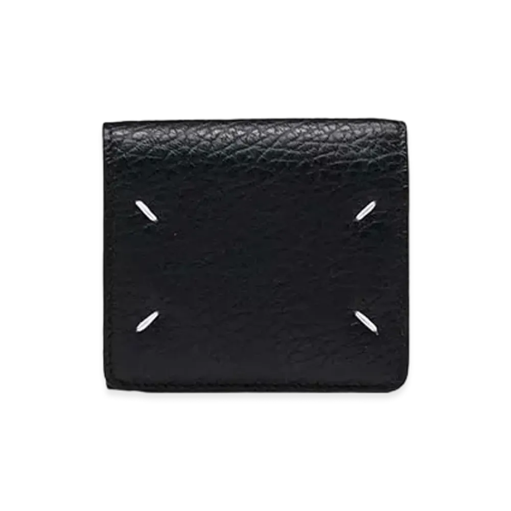Maison Margiela Tri-Fold Leather Wallet "Black"