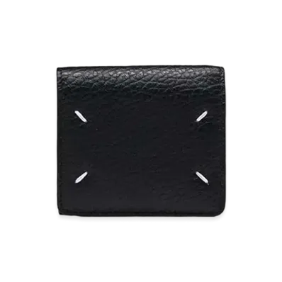Maison Margiela Tri-Fold Leather Wallet "Black"