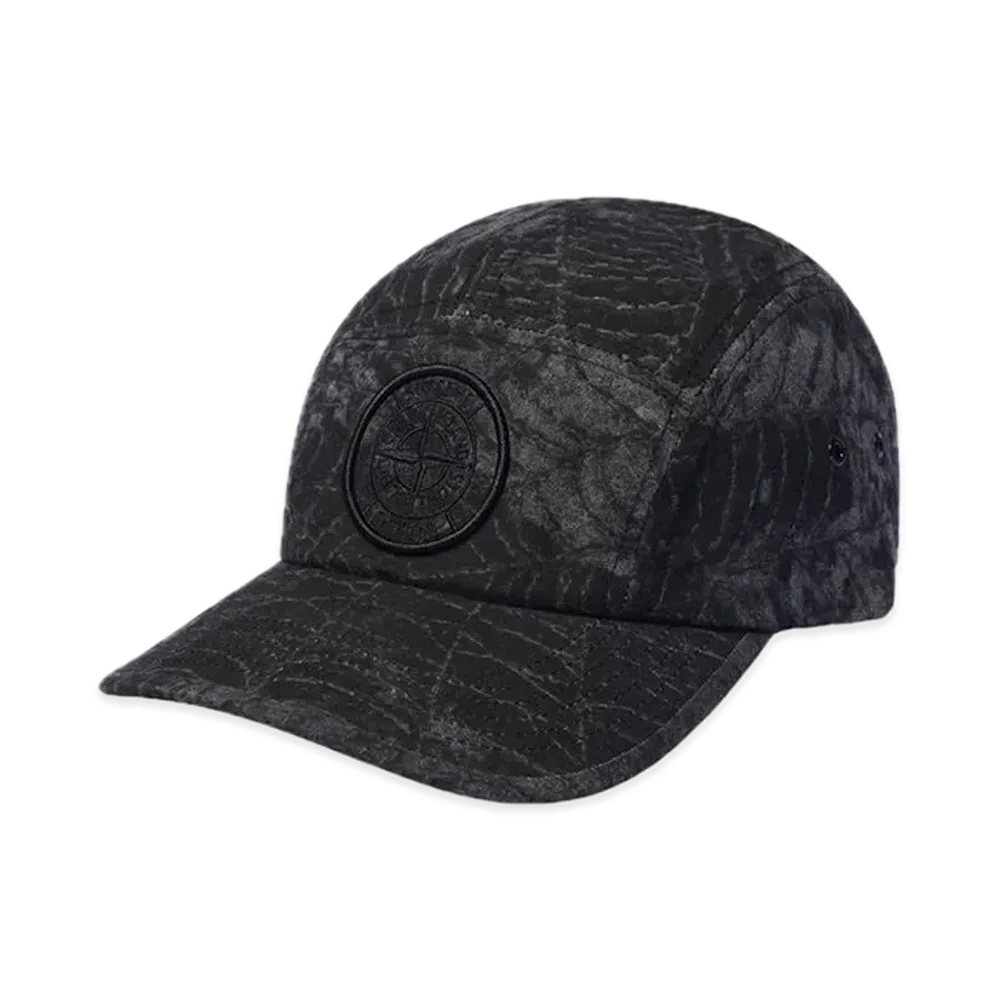Supreme x Stone Island Camp Cap "Black"