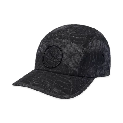 Supreme x Stone Island Camp Cap "Black"