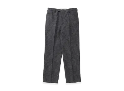 visvim Walker Slacks Santome Check "Navy"