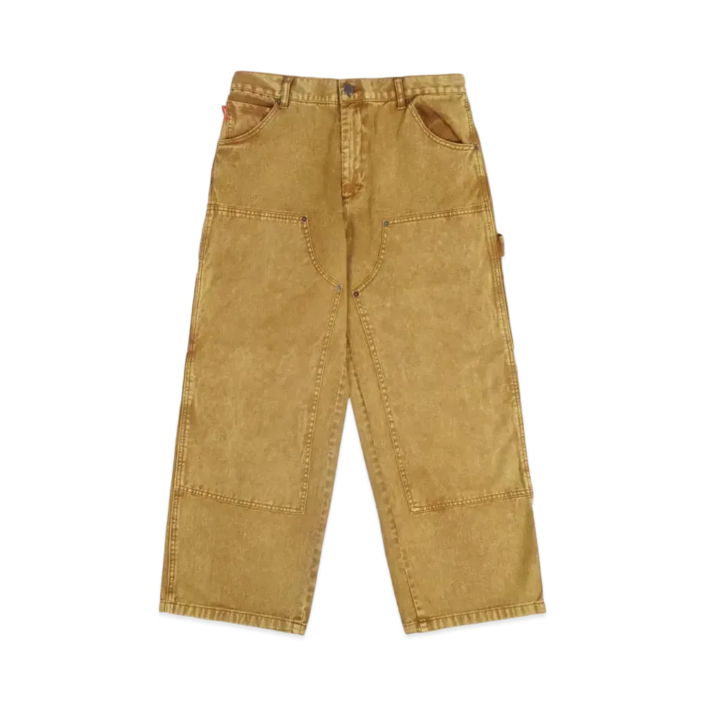 9090 Double Knee Vintage Pants "Beige"