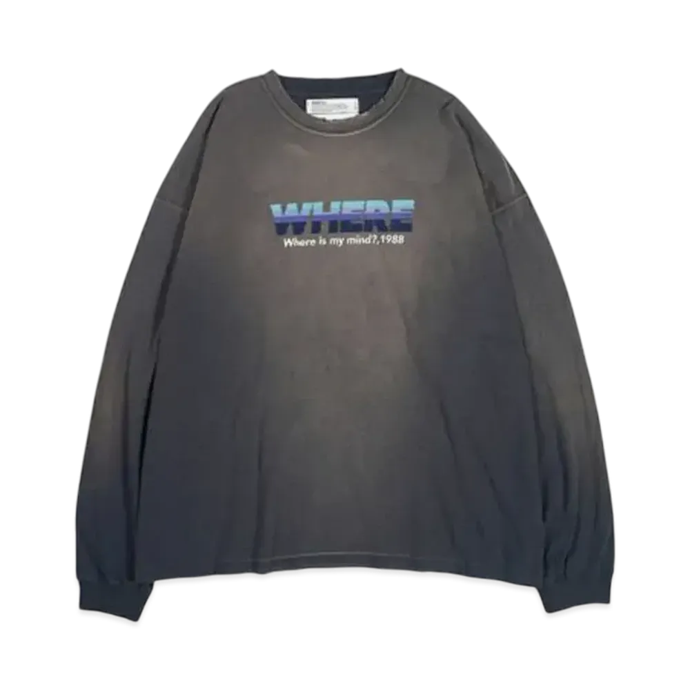 DAIRIKU Where Vintage Theme Tee "Vintage Navy"