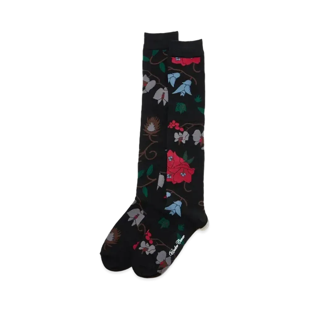 UNDERCOVER Acrylic Nylon Blend Cotton High Socks "Black Base"
