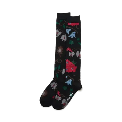 UNDERCOVER Acrylic Nylon Blend Cotton High Socks "Black Base"