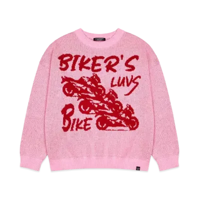 atmos pink x Love Is True Rc Bike Knit "Pink"