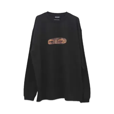 NISHIMOTO IS THE MOUTH EYES L/S TEE "BLACK"