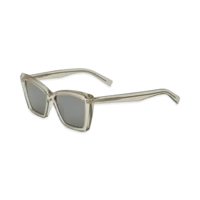 Saint Laurent SL 657 "Transparent Cream/Silver"