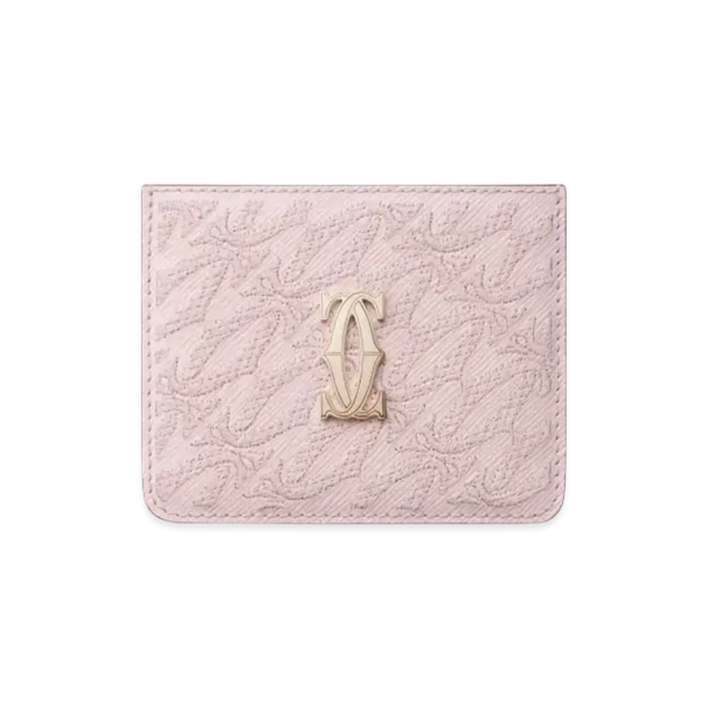 Cartier Simple Card Holder C de Cartier "Petal Pink"