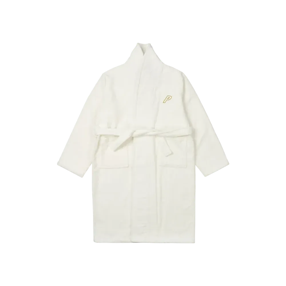 PALACE Tri-Ferg Bathrobe "White"