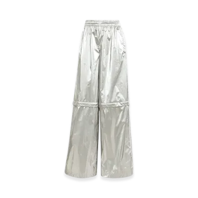 adidas Adilenium Season 4 Teamgeist Oversized Silver Track Pants "Silver Metallic"