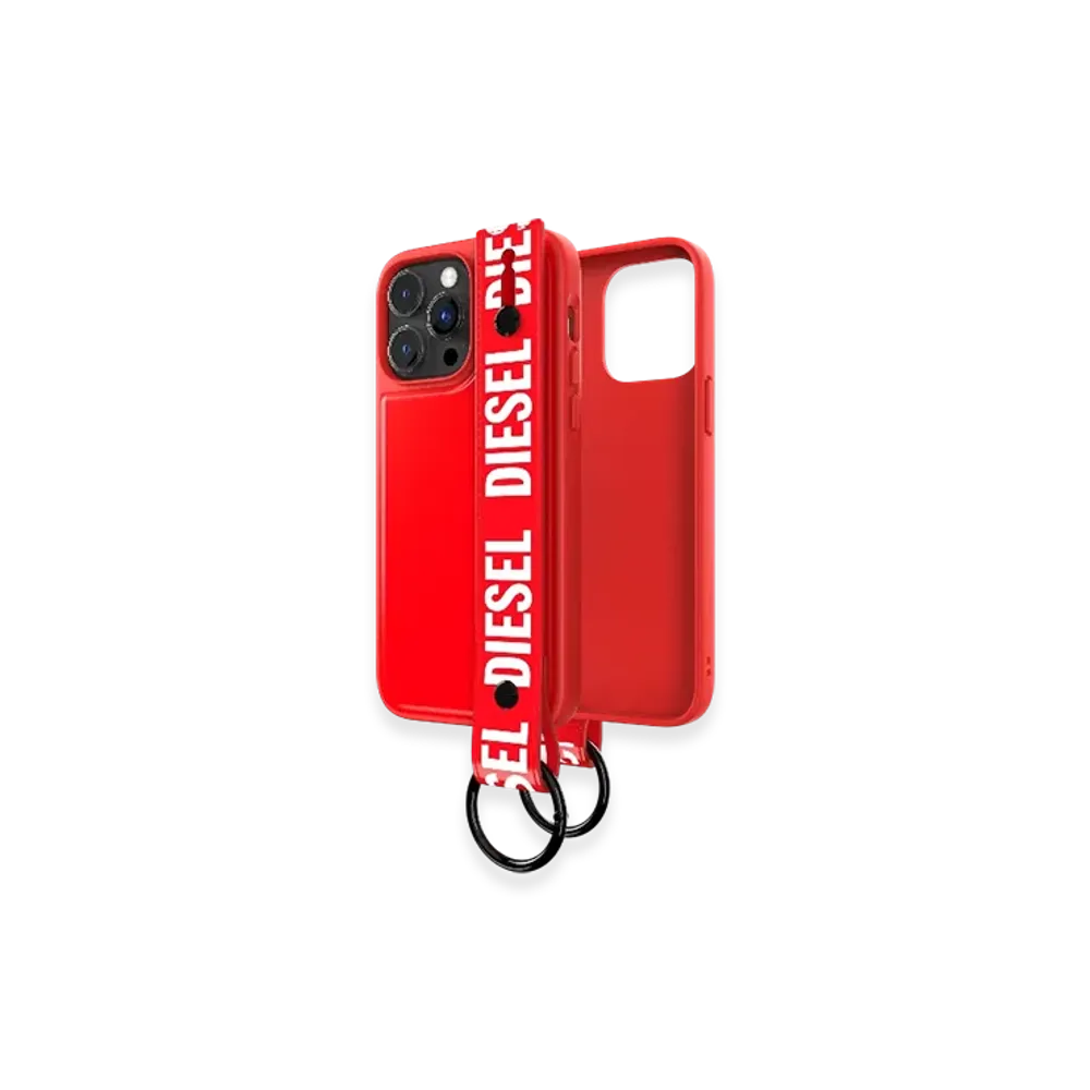 Diesel 50288 Moulded Case Iphone 14 Pro Max Compatible Case "Red"