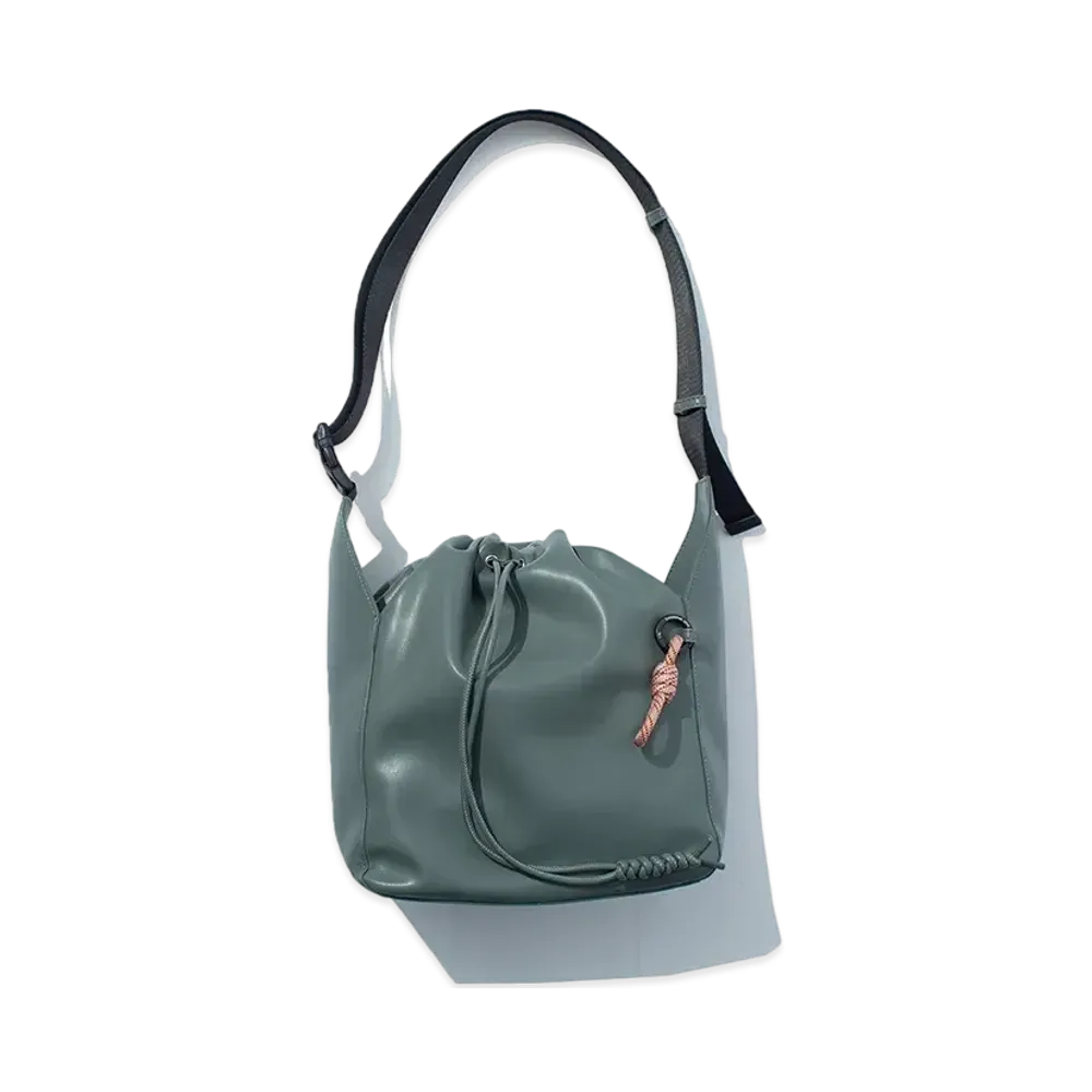 F/CE. Tech Leather Drawstring Shoulder "Foliage GR"