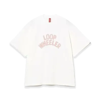 BEAMS JAPAN x LOOPWHEELER Graphic T-Shirt "White"