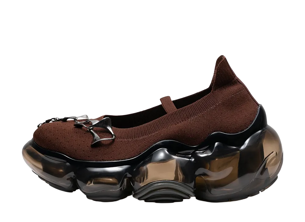 HEAVEN TANUDIREDJA × grounds Women's MOOPIE "Chains Merry/Brown"