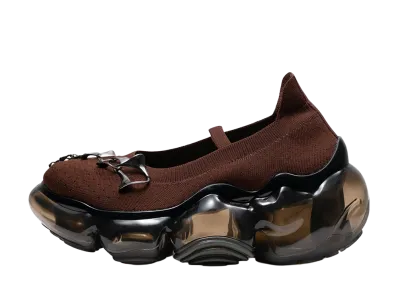HEAVEN TANUDIREDJA × grounds Women's MOOPIE "Chains Merry/Brown"