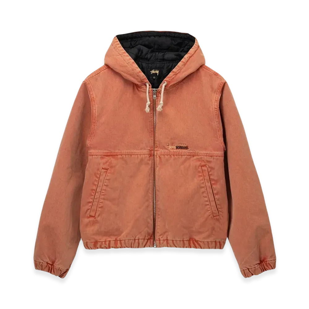 Stussy Double Dye Work Jacket "Faded Red"