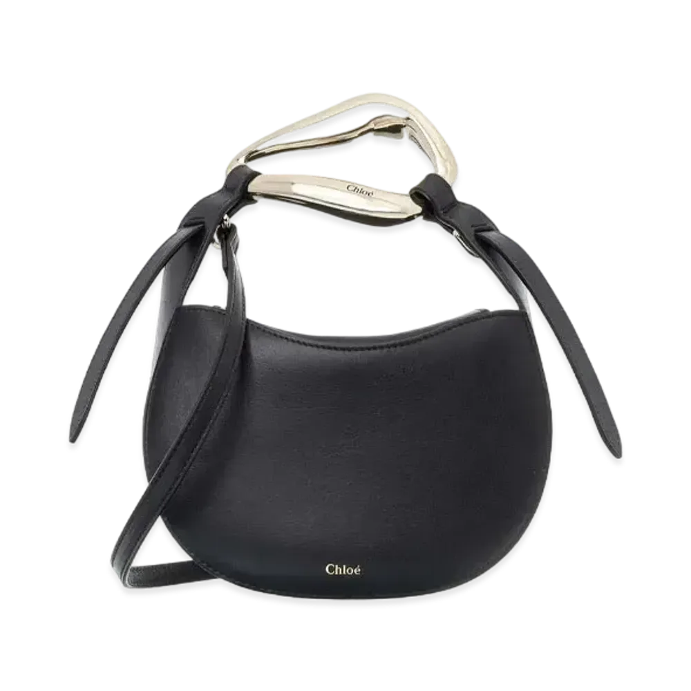 Chloe Kiss Small Bag In Small Grain Calfskin "Black"