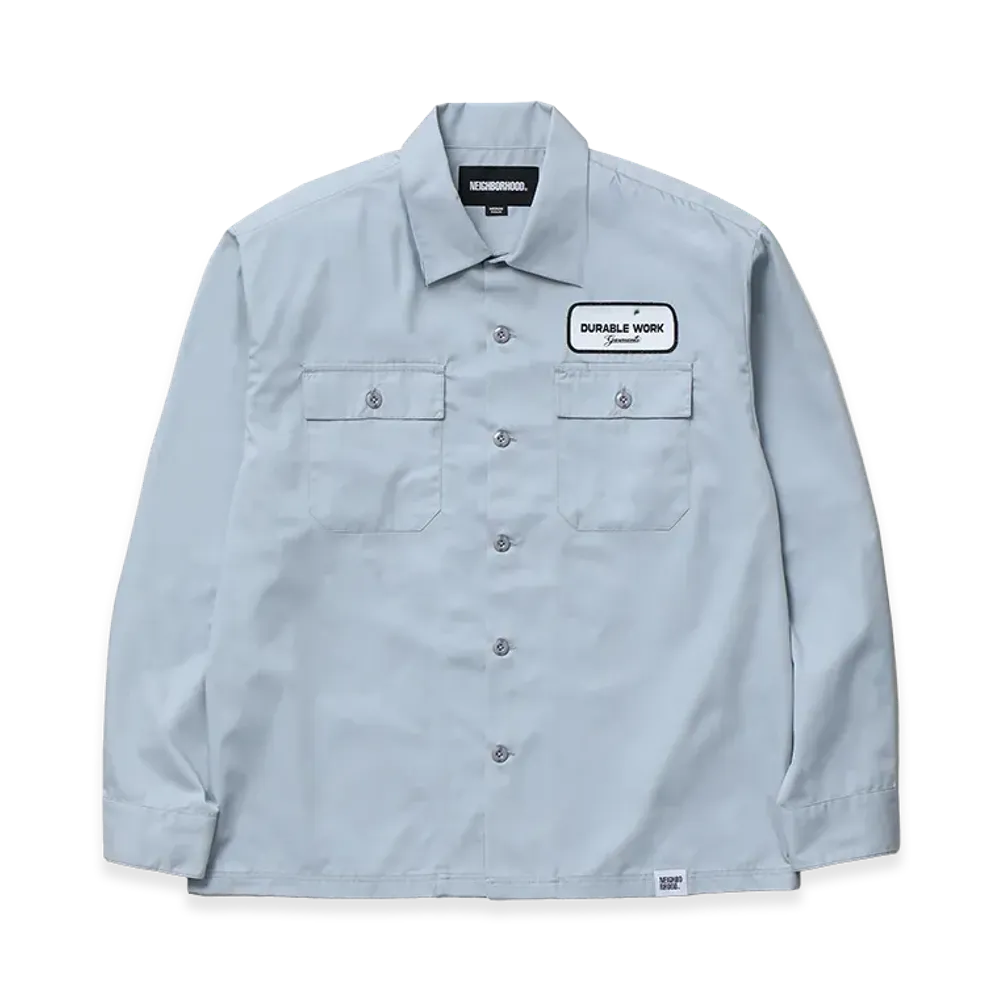 NEIGHBORHOOD Classic Work Shirt LS-1 "Gray"