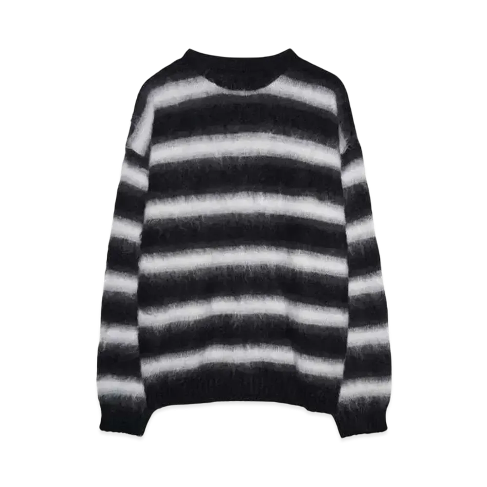 MINEDENIM Blurry Border Mohair Knit Pullover "BLT"