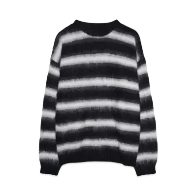 MINEDENIM Blurry Border Mohair Knit Pullover "BLT"