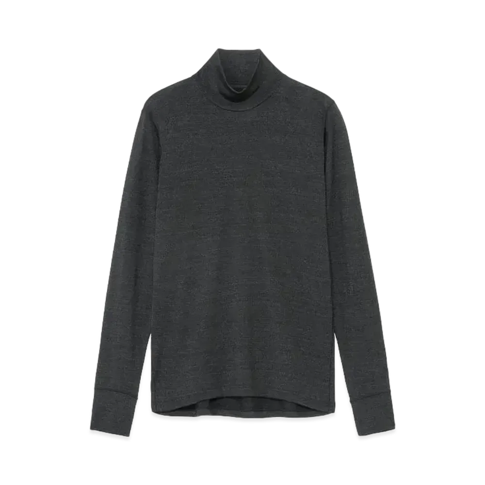 Goldwin Wool Turtleneck Long Sleeve (C3 fit / Ladies) "Black"