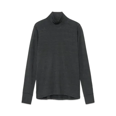 Goldwin Wool Turtleneck Long Sleeve (C3 fit / Ladies) "Black"