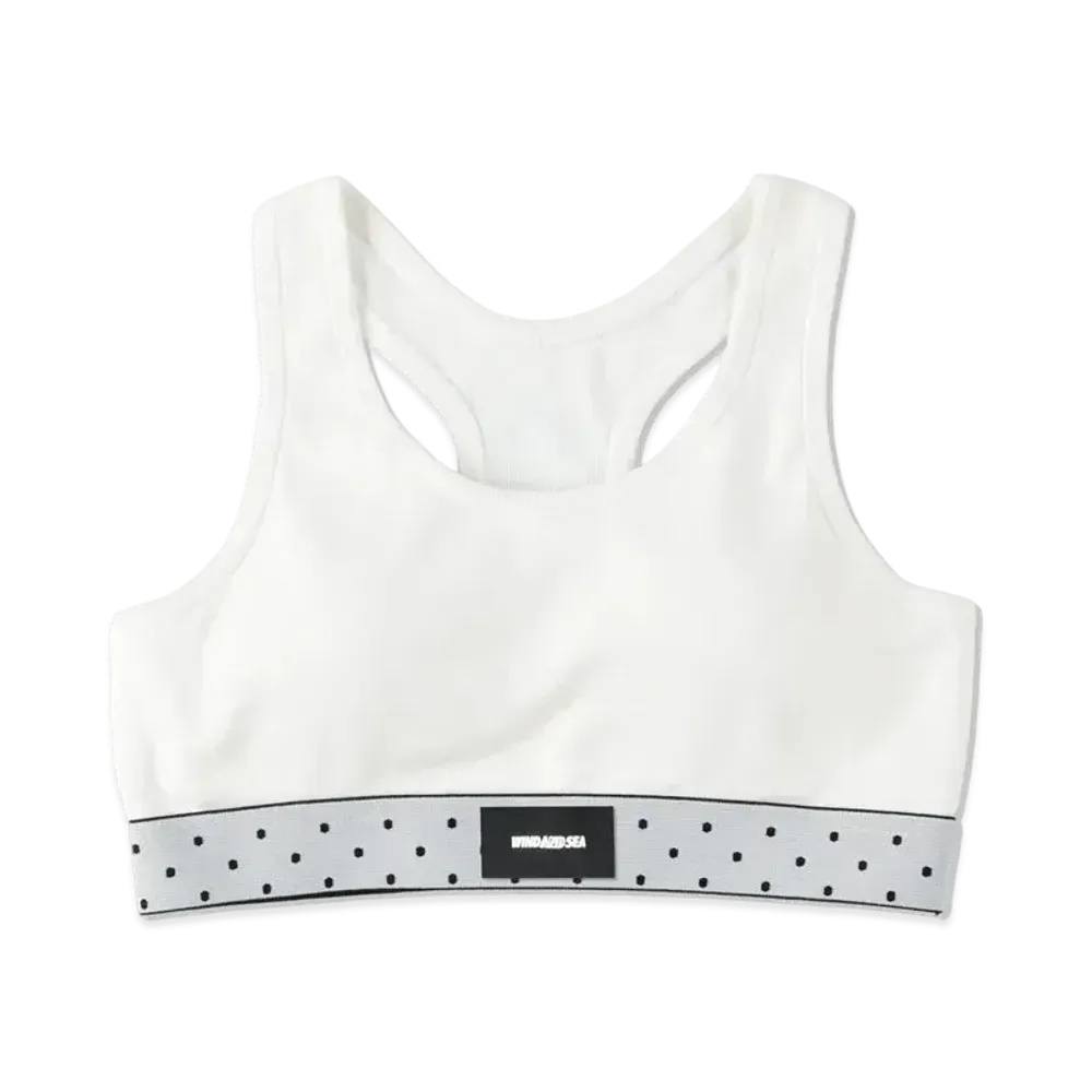 WIND AND SEA SDT (Dot) Bra Top "White"