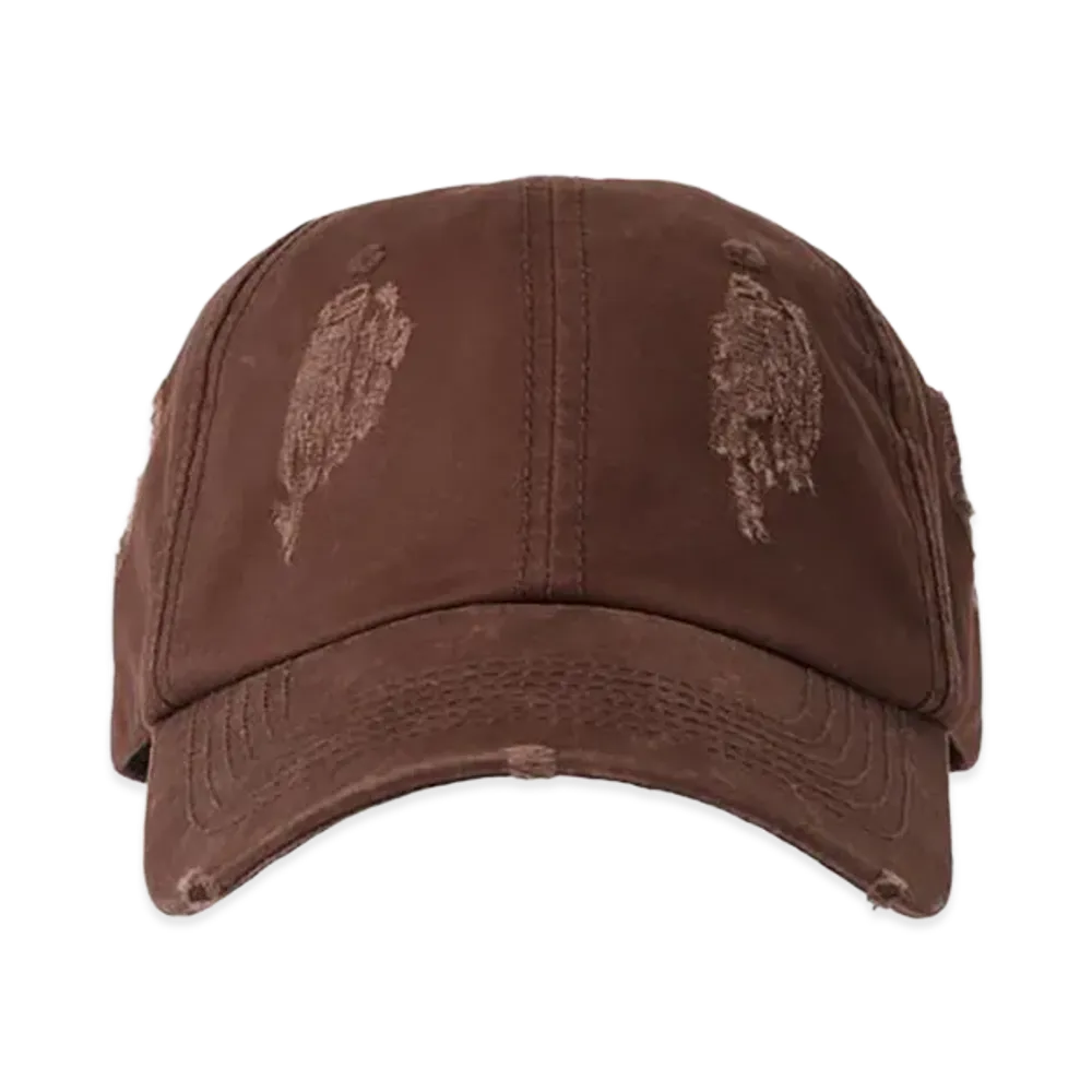 ZARA x Bad Bunny Benito Antonio Washed Distressed Cap "Brown"