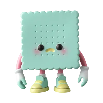 MEDICOM TOY / MUUKTOY Cream Biscuit Boy 1/6 Plan Limited Color Square