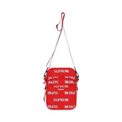Supreme 3M Reflective Repeat Shoulder Bag "Red"