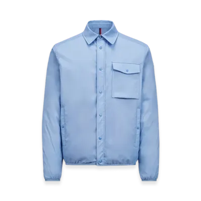 MONCLER Arpont Down Shirt Jacket "Light Blue"