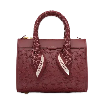 AMIRI Women'S Stars Micro Triangle Bag Stars Micro Triangle Bag "Burgundy"