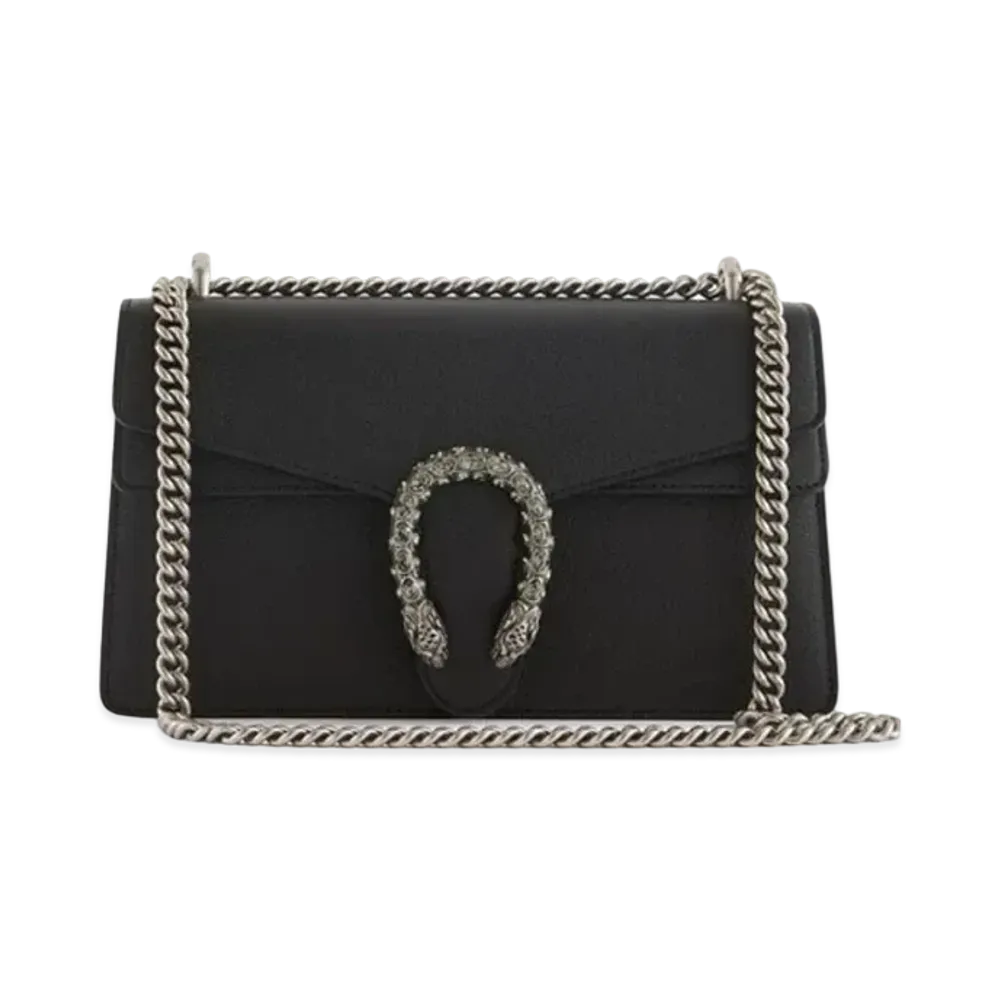GUCCI Dionysus Small Shoulder Bag "Black"