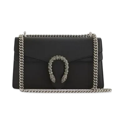 GUCCI Dionysus Small Shoulder Bag "Black"