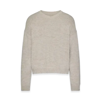 Maison Margiela Men's V-Neck Sweater "Ice Blue/Beige"