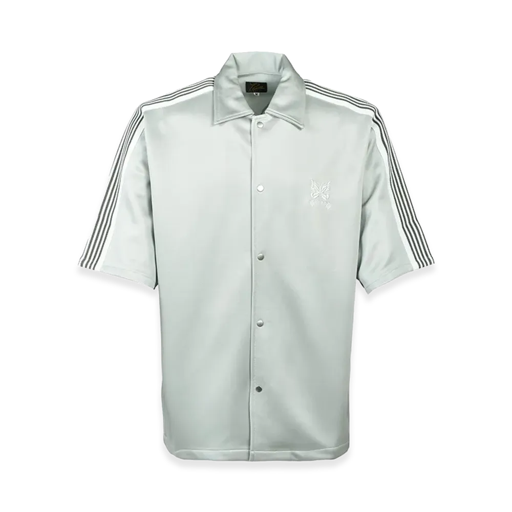 BREATH x Needles S/S Track Shirt - Poly Smooth "Gray"