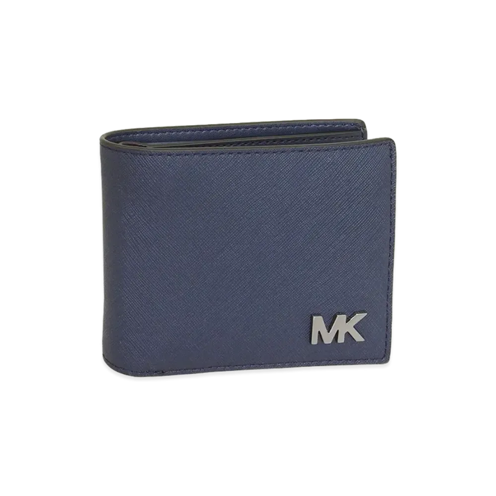 MICHAEL KORS Cooper Billfold W Passcase "Navy"