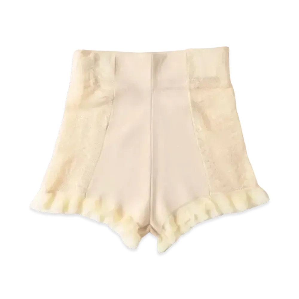 BEAMS COUTURE LINGERIE Lace Knit Shorts "Ecru"