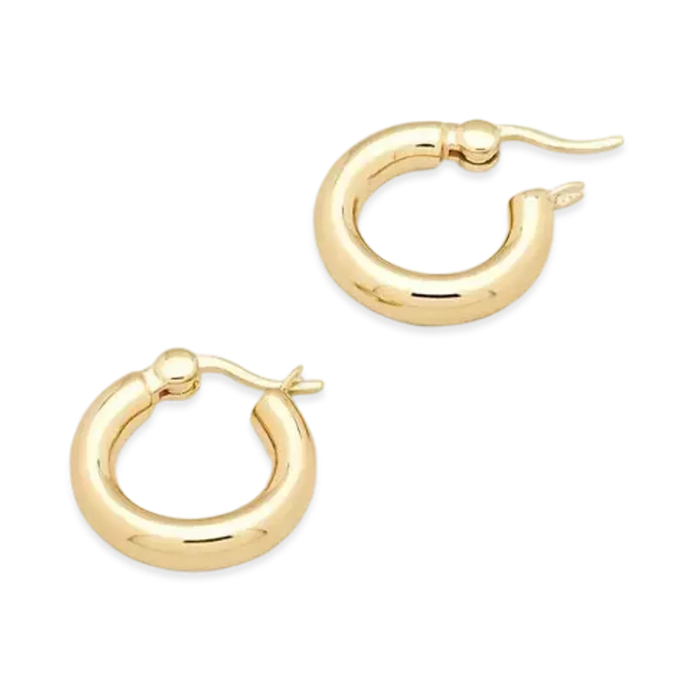 TOMWOOD Classic Hoops Thick Small "Gold"
