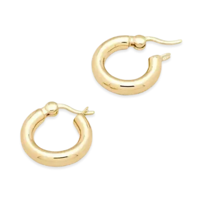 TOMWOOD Classic Hoops Thick Small "Gold"