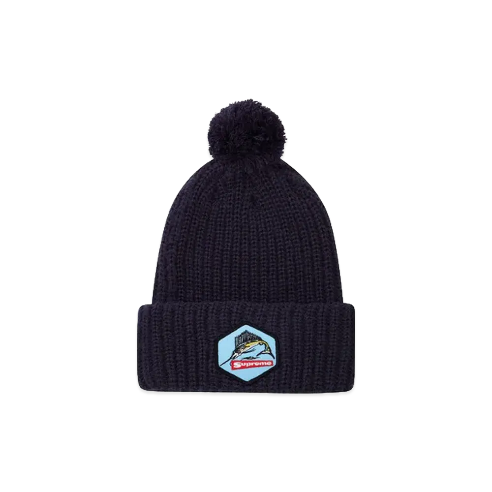 Supreme Marlin Patch Beanie "Navy"