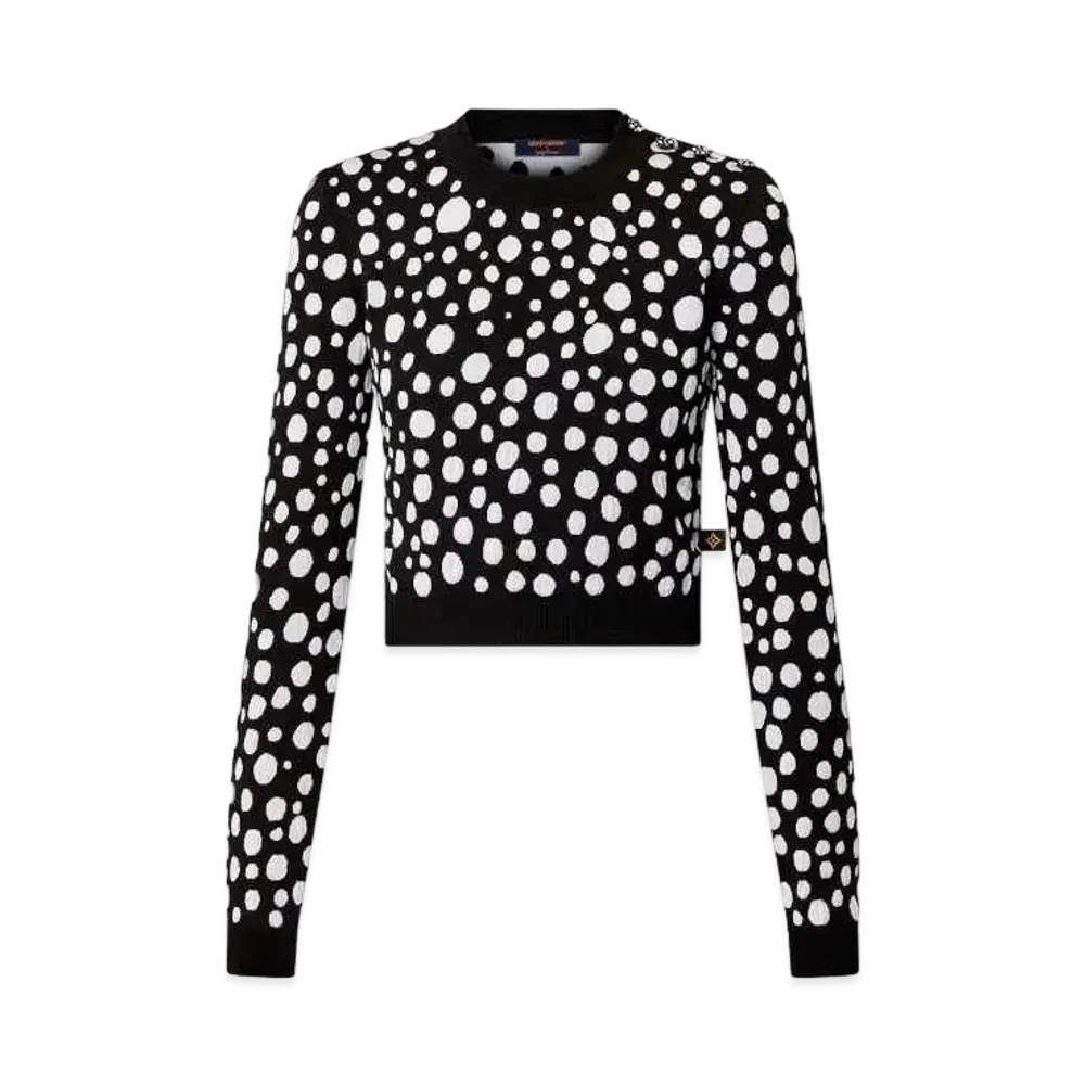 Louis Vuitton x Yayoi Kusama Infinity Dots Cropped Pullover "Noir"