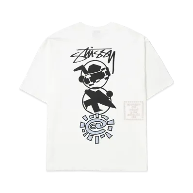 Stussy x Always Do What You Should Do Stack Tee "White"