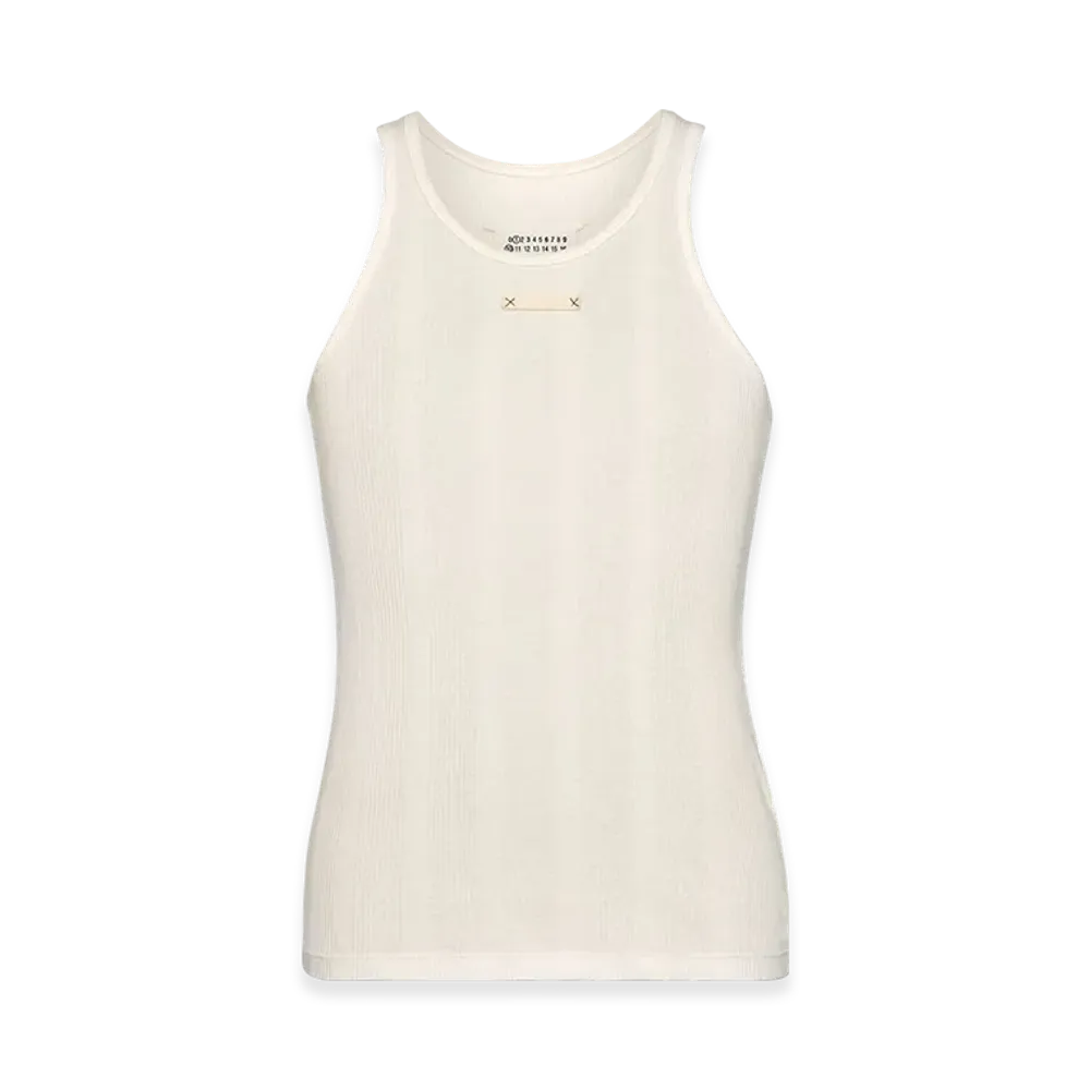 Maison Margiela Men's Margiela Label Tank Top "White"